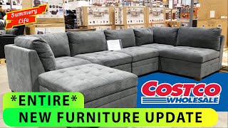 ENTIRE COSTCO FURNITURE UPDATE LIVING ROOM SECTIONALS SOFAS RECLINERS STORE WALKTHROUGH [upl. by Adnowat]