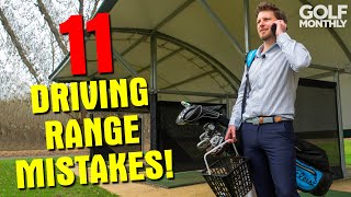 11 DRIVING RANGE MISTAKES [upl. by Asamot]