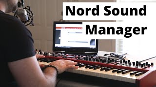 Installing Nord Sound Manager and Downloading and Installing the White Grand Piano Sound [upl. by Aelat]