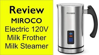 Review Miroco Milk Frother  How to make froth milk at home [upl. by Onairda]