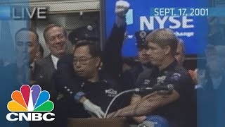 Reopening the NYSE after 911  Archives  CNBC [upl. by Ariaek286]