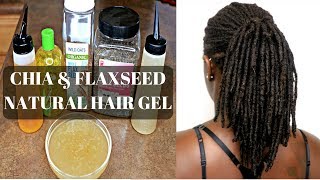 DIY Chia and Flaxseed Hair Gel for Natural Hair [upl. by Roinuj]