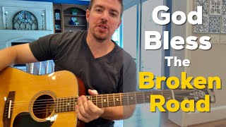 God Bless the Broken Road  Rascal Flatts Acustic version Lyrics on Screen [upl. by Norword]