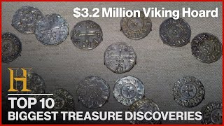 10 BIGGEST TREASURE DISCOVERIES  History Countdown [upl. by Willard]