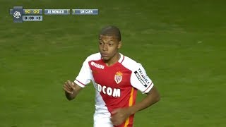 16 Years Old Professional Debut for AS Monaco Kylian Mbappé [upl. by Lletnohs]