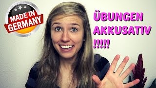 The ACCUSATIVE Part 6 Practice the Accusative with me Übungen zum Akkusativ [upl. by Ahsed]