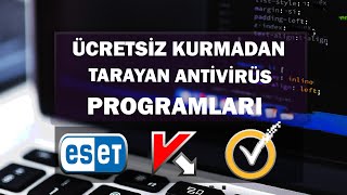 Bilgisayara bulaşan virüs nasıl temizlenir  Ücretsiz Tarayan Antivirüsler [upl. by Aiclid]