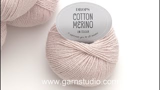 DROPS Cotton Merino  A superwash yarn for all seasons [upl. by Benedict]