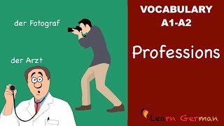 Learn German  German Vocabulary  Professions  Berufe [upl. by Rowley148]