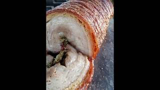 Smoked Pork Belly Porchetta Recipe [upl. by Nebeur]