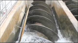 Archimedes screw pump [upl. by Ennairak]