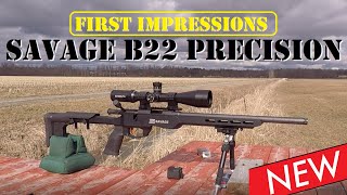 SAVAGE B22 Precision 22LR review first impressions [upl. by Repotsirhc759]