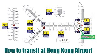 How to transit at Hong Kong Airport [upl. by Mcgean]