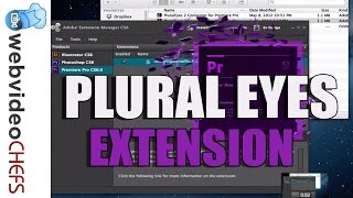 Install Plural Eyes Extension in Adobe Premiere CS 6 [upl. by Anelhtac973]