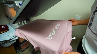 How To Start Your Own T Shirt Printing Business Using A Heat Press [upl. by Gnep]