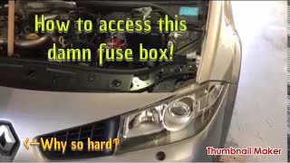 How to access fuses on your Renault [upl. by Garner159]