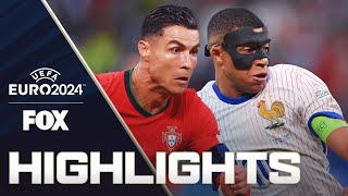 Portugal vs France Highlights  UEFA Euro 2024  Quarterfinals [upl. by Leatri]