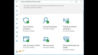 How to turn Off  Turn On quotVirus amp Threat Protectionquot in Windows 10 [upl. by Tnecillim]