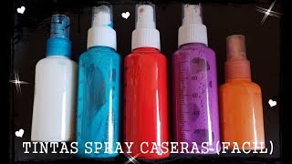 TINTAS SPRAY CASERAS FACIL [upl. by Yelsehc218]