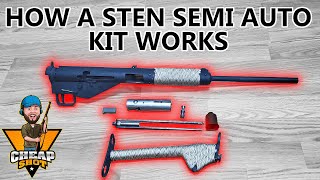 How a STEN Semi Auto kit works [upl. by Atnom]