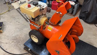 1970s Ariens Snow Snow Blower Leaking Oil [upl. by Ayiak]