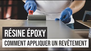 Résine époxy  Comment appliquer un revêtement  Tutoriel [upl. by Dalt199]