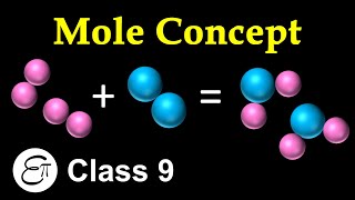 Mole Concept  Atoms and Molecules  12  in Hindi for Class 9 Science NCERT [upl. by Thad327]