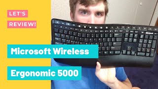 Microsoft Wireless Ergonomic Keyboard 5000 Review [upl. by Patrick]