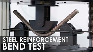 BEND TEST How to test perform BENDING TEST of STEEL REBAR  STEEL REBAR BEND TEST [upl. by Eniamrehc525]