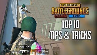 Top 10 Tips amp Tricks in PUBG Mobile Lite  Ultimate Guide To Become a Pro 2 [upl. by Ramses]