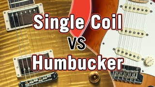 Single Coil vs Humbucker Pickup Tone Comparison [upl. by Batty]