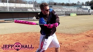 Jeff Hall Softball Hitting Tips  Stance Hip Rotation and Torque [upl. by Secnarfyram]