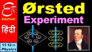 OERSTED EXPERIMENT  Class 12  Moving Charge and Magnetism  1  in HINDI [upl. by Eerahs]