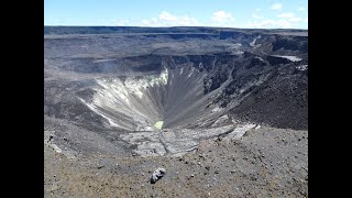 Water appears in Halemaʻumaʻu  Kīlauea Volcano [upl. by Kev996]