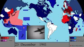 World War II on All Fronts Every Day [upl. by Chura]