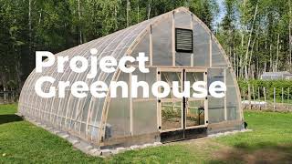 DIY Greenhouse  wooden gothic arches [upl. by Hancock792]