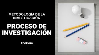 El PROCESO de INVESTIGACIÓN I Metodología de la INVESTIGACIÓN [upl. by Cherise]