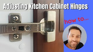 How to adjust kitchen cabinet doors that won’t close [upl. by Sakul366]