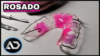 💧Como Acrilar un Retenedor de Ortodoncia ROSADO [upl. by Hugo76]