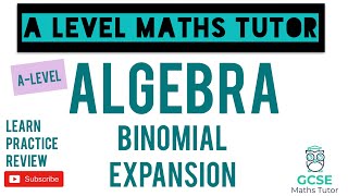 Binomial Expansion  Algebra  ALevel Maths Series [upl. by Rehtaeh]