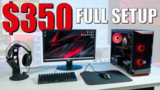 350 FULL PC Gaming Setup and How To Upgrade It Over Time [upl. by Marchelle]