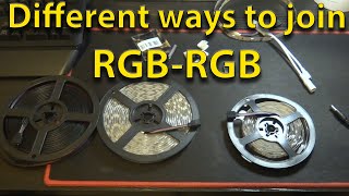 5 Different Ways to connect your RGB Light Strip NO SOLDERING [upl. by Drof]