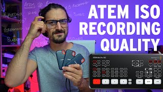 ATEM MINI PRO ISO How to get the HIGHEST recording quality [upl. by Pattani511]