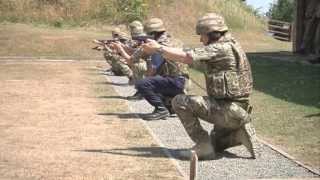 Training begins on new pistols at HMS Raleigh [upl. by Mullins]