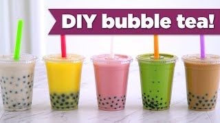 DIY Boba  Bubble Tea Healthy Recipes  Mind Over Munch [upl. by Leonard927]