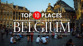 Top 10 Beautiful Places to Visit in Belgium  Belgium Travel Video [upl. by Ahtamas]