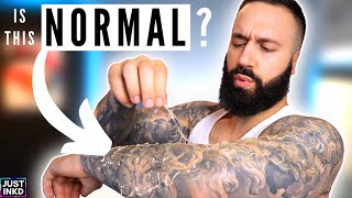 How to TREAT A PEELING TATTOO  Tips Tricks amp Healing Experience [upl. by Yenaffit705]