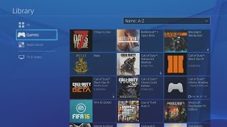 How to Delete Games on PS4 [upl. by Ermengarde]