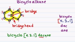 Naming Cycloalkanes and Bicyclo Alkanes [upl. by Freudberg]