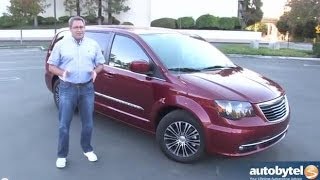 2014 Chrysler Town amp Country S Minivan Review [upl. by Ylurt]